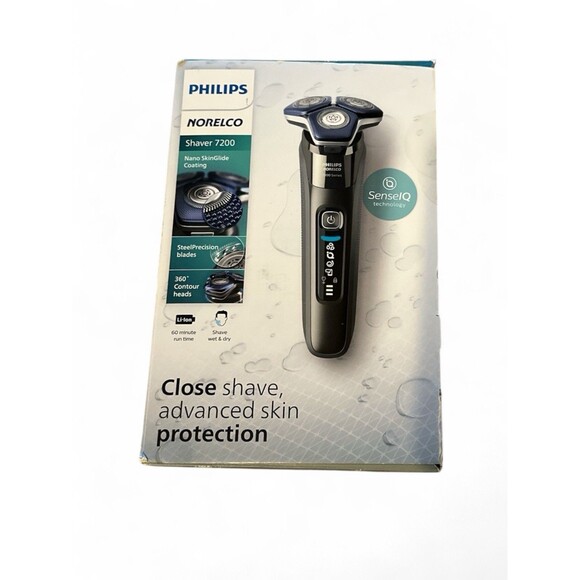 Philips Norelco 7200 Rechargeable Wet & Dry Electric Shaver, S7887/82 w SenseIQ - Picture 1 of 12